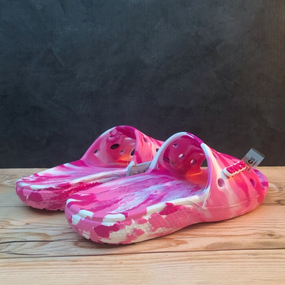 Classic Crocs Marbled Slide - Picture 9 of 13